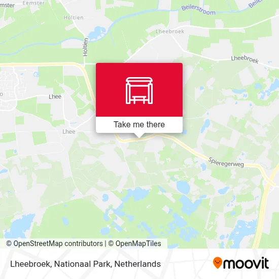 Lheebroek, Nationaal Park map