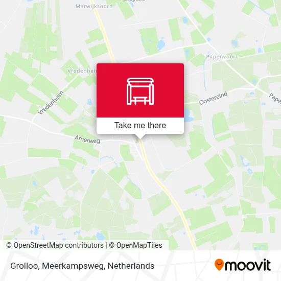 Grolloo, Meerkampsweg map