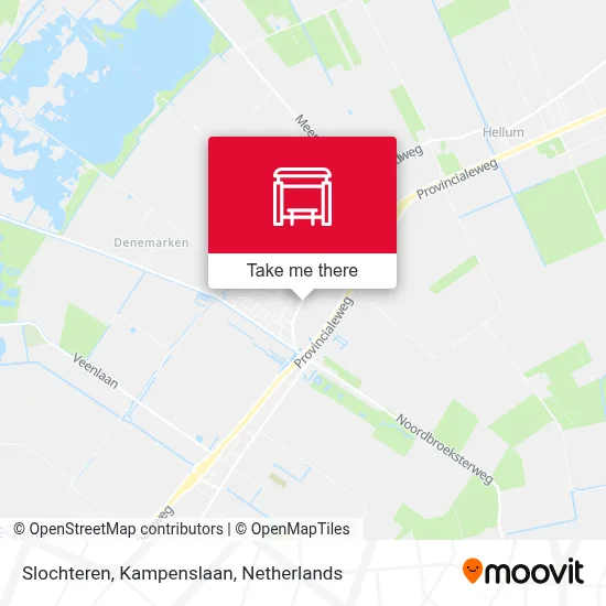 Slochteren, Kampenslaan map