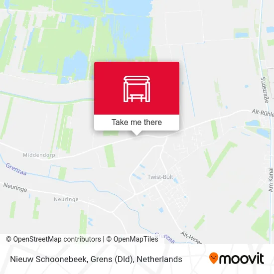 Nieuw Schoonebeek, Grens (Dld) map