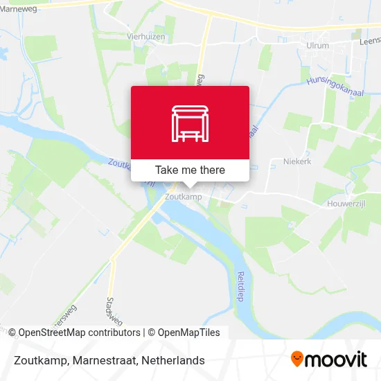Zoutkamp, Marnestraat map