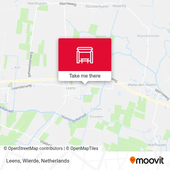 Leens, Wierde map