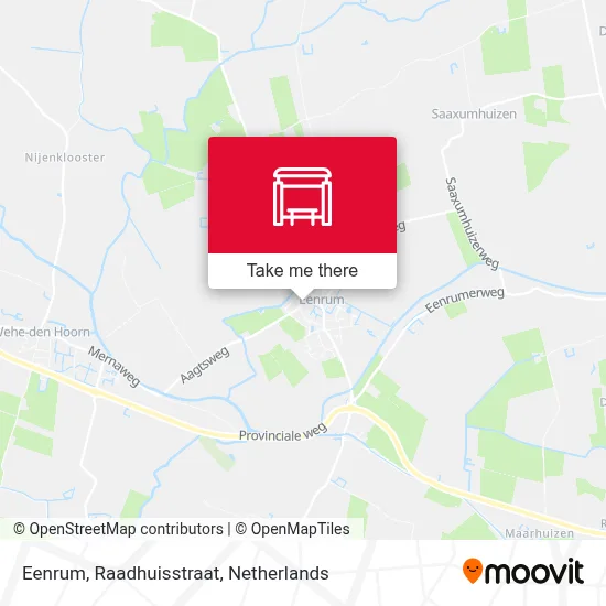 Eenrum, Raadhuisstraat map