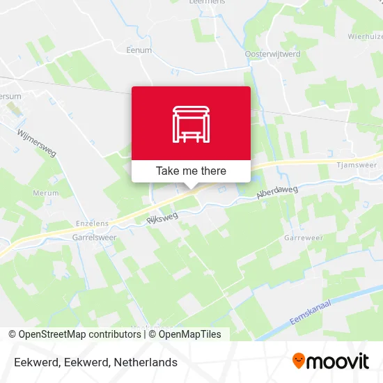 Eekwerd, Eekwerd map