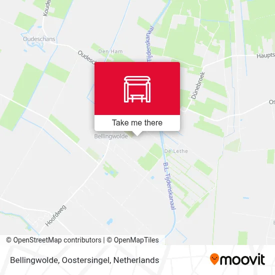 Bellingwolde, Oostersingel map
