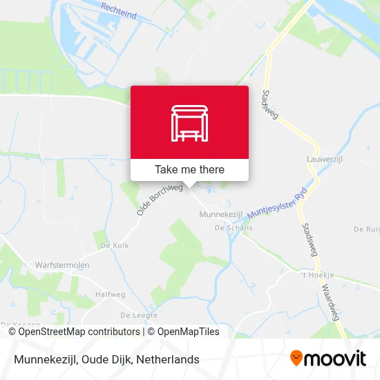 Munnekezijl, Oude Dijk map