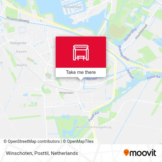 Winschoten, Posttil map