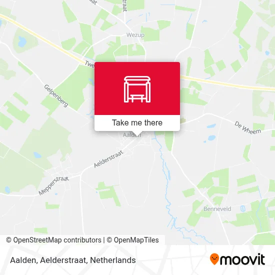 Aalden, Aelderstraat map