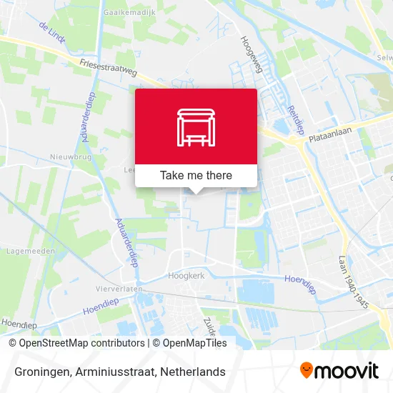 Groningen, Arminiusstraat map