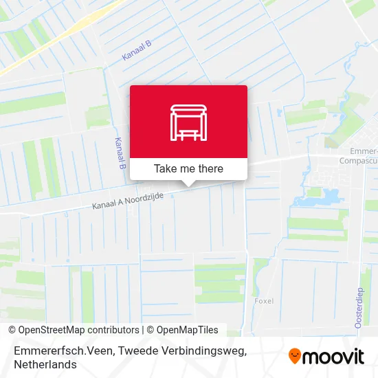Emmererfsch.Veen, Tweede Verbindingsweg map