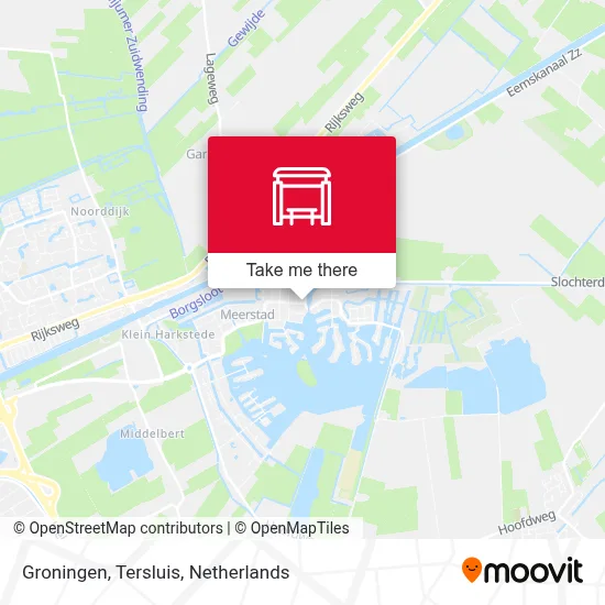 Groningen, Tersluis map