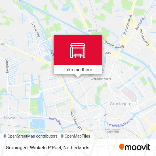 Groningen, Winkelc P'Poel map