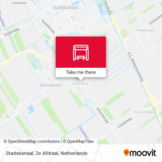 Stadskanaal, 2e Afdraai map