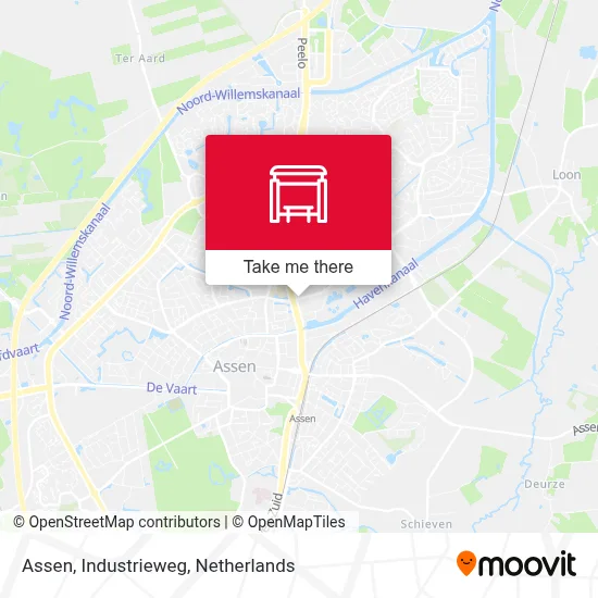 Assen, Industrieweg map