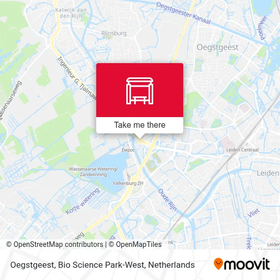 Oegstgeest, Bio Science Park-West map