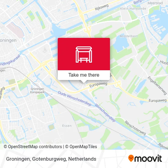 Groningen, Gotenburgweg map