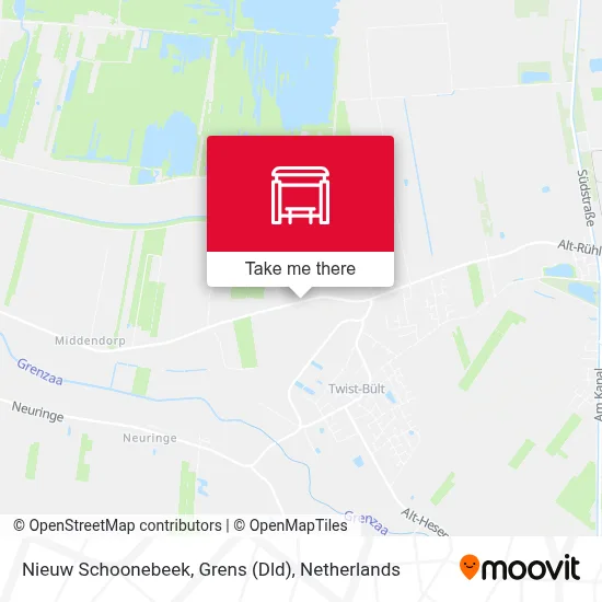 Nieuw Schoonebeek, Grens (Dld) map