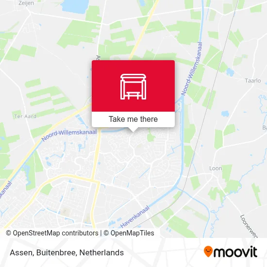 Assen, Buitenbree map