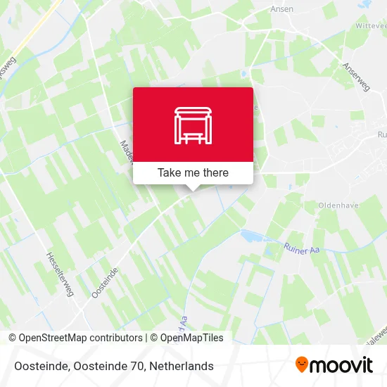 Oosteinde, Oosteinde 70 map