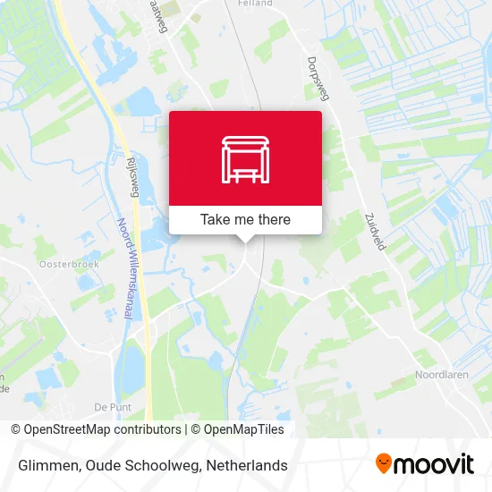 Glimmen, Oude Schoolweg map