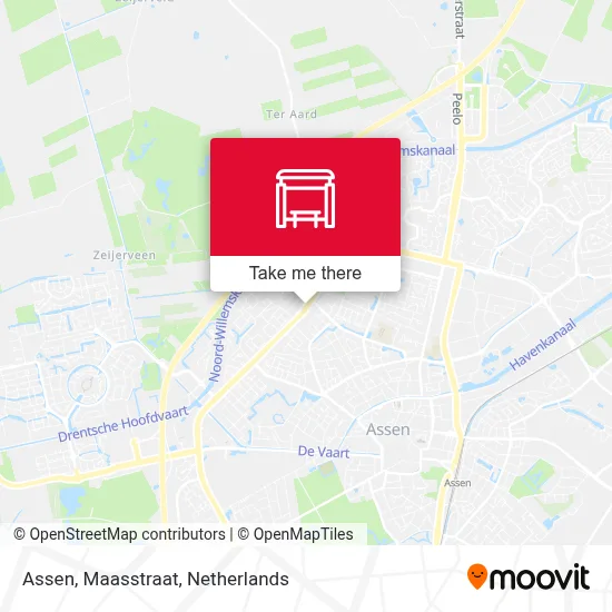 Assen, Maasstraat map