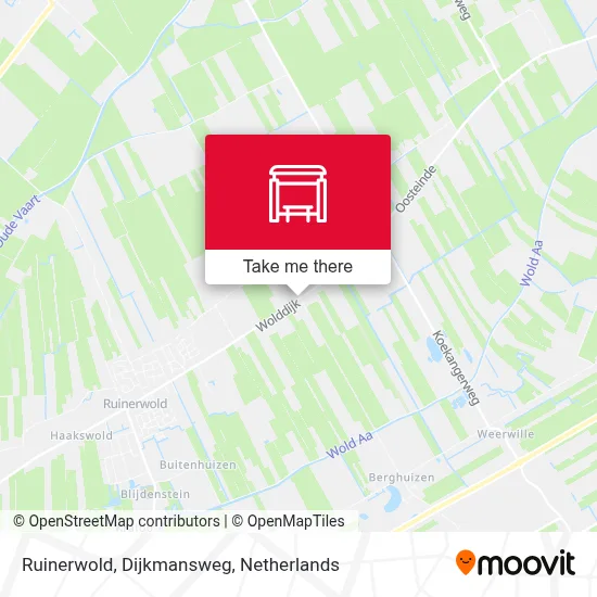 Ruinerwold, Dijkmansweg map