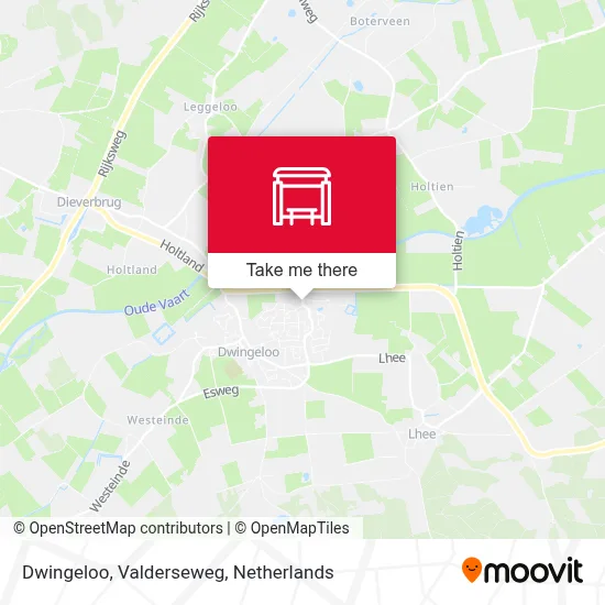 Dwingeloo, Valderseweg map