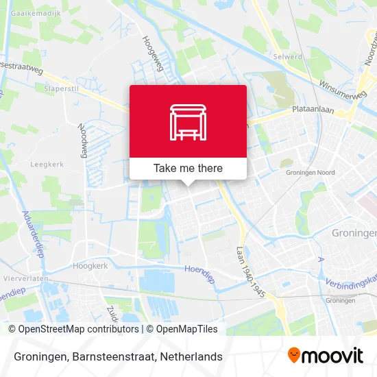 Groningen, Barnsteenstraat map