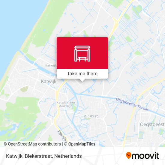 Katwijk, Blekerstraat map