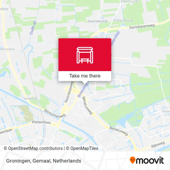 Groningen, Gemaal map