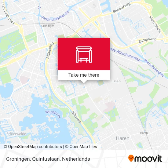 Groningen, Quintuslaan map