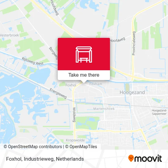 Foxhol, Industrieweg map