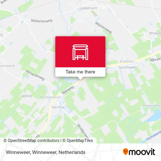 Winneweer, Winneweer map