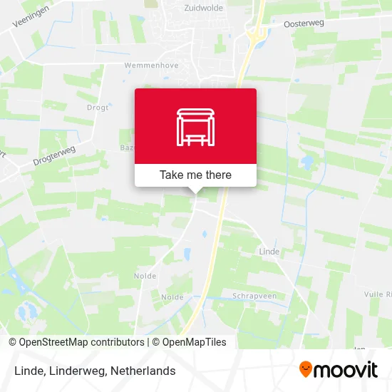Linde, Linderweg map
