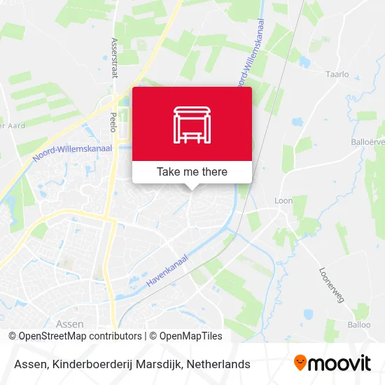 Assen, Kinderboerderij Marsdijk map
