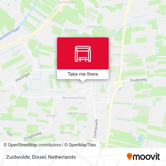 Zuidwolde, Dissel map