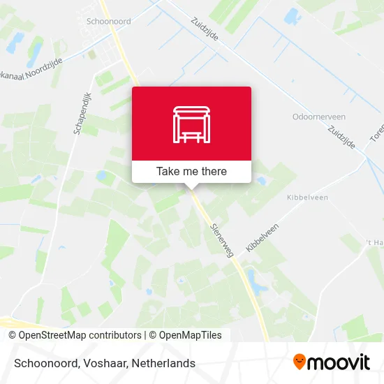 Schoonoord, Voshaar map
