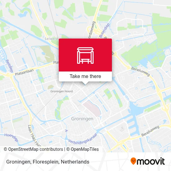 Groningen, Floresplein map