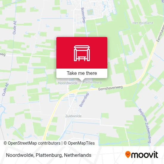 Noordwolde, Plattenburg map