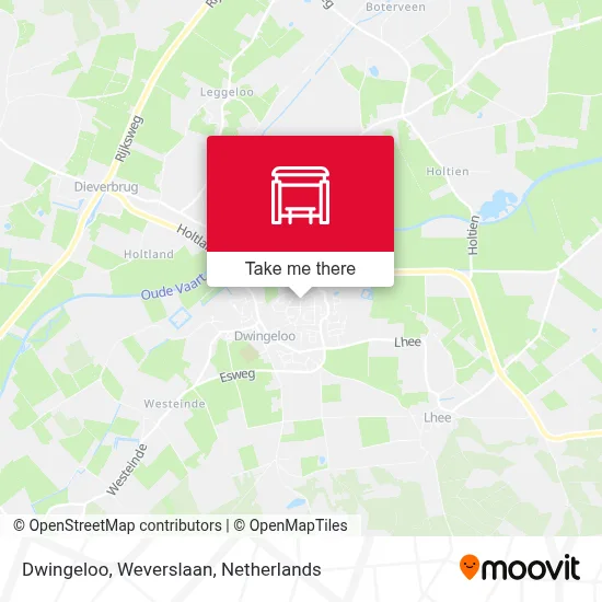 Dwingeloo, Weverslaan map