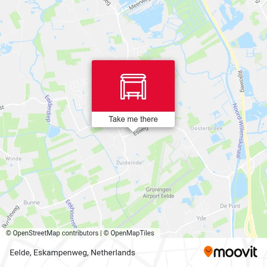 Eelde, Eskampenweg map