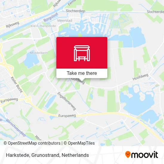 Harkstede, Grunostrand map