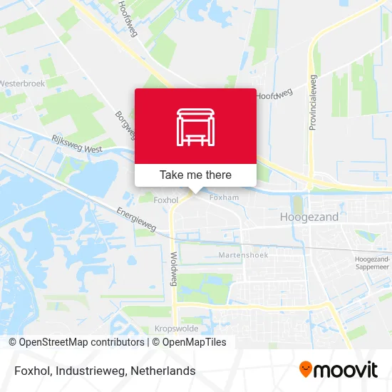 Foxhol, Industrieweg map