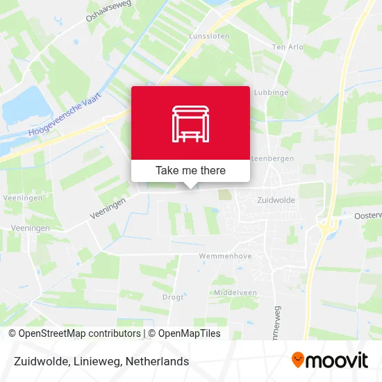 Zuidwolde, Linieweg map
