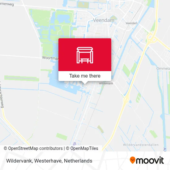 Wildervank, Westerhave map