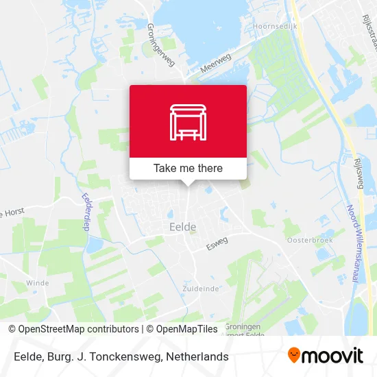 Eelde, Burg. J. Tonckensweg map