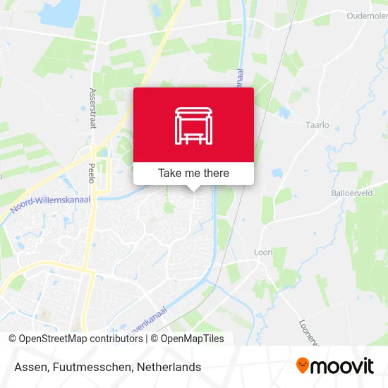 Assen, Fuutmesschen map