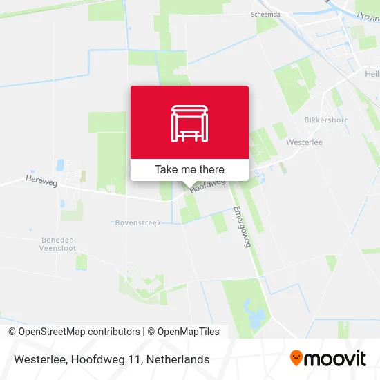 Westerlee, Hoofdweg 11 map