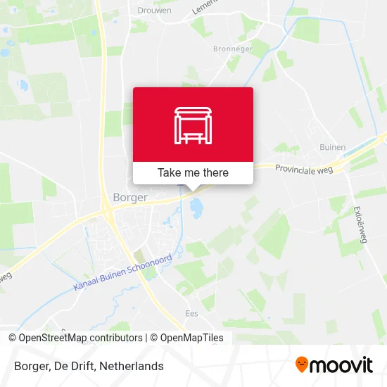 Borger, De Drift map