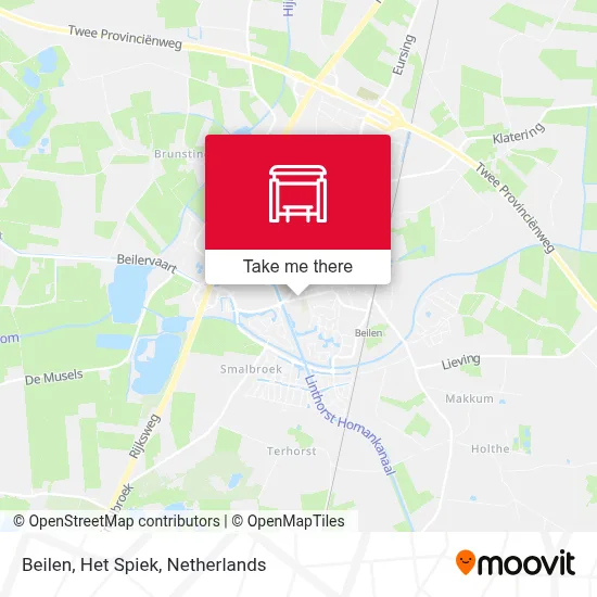 Beilen, Het Spiek map